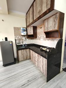Kitchen Image of 400 Sq.ft 1 RK Builder Floor for rent in Jawahar Nagar Jaipur for Rs. 15000
