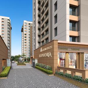 Image of 1863 Sq.ft 3 BHK Apartment / Flat for sale in Laxmipati Euphoria, Palanpur, Surat for Rs. 8292213