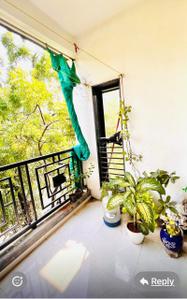 Balcony Image of 895 Sq.ft 2 BHK Apartment / Flat for rent in Memnagar Ahmedabad for Rs. 35000