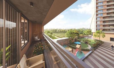 Balcony Image of 1800 Sq.ft 3 BHK Apartment / Flat for sale in Trinity Sky, Bopal Ahmedabad for Rs. 9000000