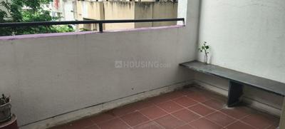 Balcony Image of 600 Sq.ft 1 BHK Apartment / Flat for rent in Paranjape Ojas, Pashan Pune for Rs. 30000