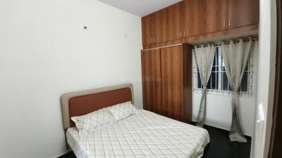 Bedroom Image of 950 Sq.ft 2 BHK Builder Floor for rent in Mahadevapura Bengaluru for Rs. 38000