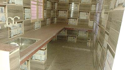 Kitchen Image of 1000 Sq.ft 1 RK Independent House for rent in Kanausi Lucknow for Rs. 8000