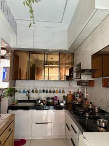 Kitchen Image of 1900 Sq.ft 3 BHK Apartment / Flat for rent in New Maninagar Ahmedabad for Rs. 30000