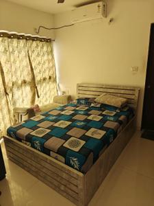 Bedroom Image of 1000 Sq.ft 3 BHK Apartment / Flat for rent in Tathawade Pune for Rs. 32000