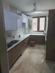 Kitchen Image of 1800 Sq.ft 3 BHK Builder Floor for rent in Vivek Vihar New Delhi for Rs. 55000