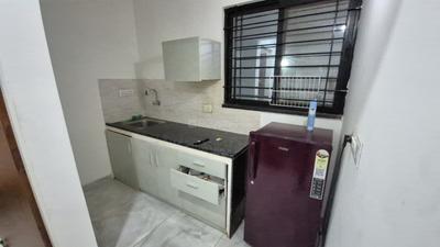 Kitchen Image of 600 Sq.ft 1 BHK Independent House for rent in Scheme No 114 Indore for Rs. 18000