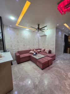 Living Room Image of 900 Sq.ft 2 BHK Builder Floor for rent in Rajouri Garden New Delhi for Rs. 46000
