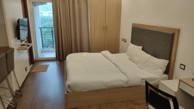 Bedroom Image of 506 Sq.ft 1 RK Apartment / Flat for sale in Nimbus The Golden Palms Tower O, Sector 168 Noida for Rs. 6600000