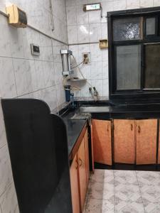 Kitchen Image of 650 Sq.ft 1 BHK Apartment / Flat for rent in Thane West Thane for Rs. 28000