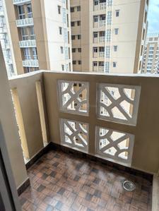 Balcony Image of 884 Sq.ft 2 BHK Apartment / Flat for rent in Alcove New Kolkata Sangam, Serampore Hooghly for Rs. 15000