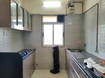 Kitchen Image of 650 Sq.ft 1 BHK Apartment / Flat for sale in Vihang Valley, Kasarvadavali Thane for Rs. 6700000