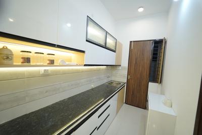 Kitchen Image of 2100 Sq.ft 3.5 BHK Villa for sale in Serenity By Pumarth II, Manglia Indore for Rs. 12500000