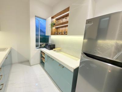 Kitchen Image of 1100 Sq.ft 2 BHK Apartment / Flat for sale in Yes Palm Riveria, Mumbra Thane for Rs. 6549999