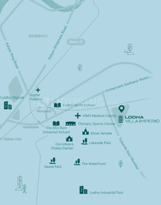 Image of 5112 Sq.ft 4 BHK Villa for sale in Lodha Villa Imperio, Palava Phase 2, Thane for Rs. 53500000