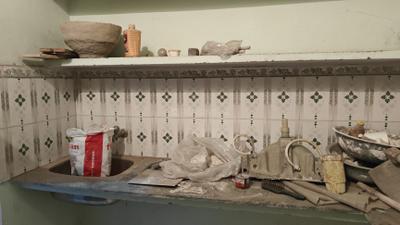 Kitchen Image of 499 Sq.ft 1 BHK Builder Floor for rent in Jind Tehsil Jind for Rs. 4000