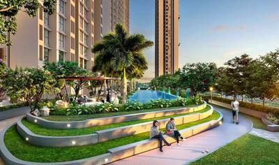Balcony Image of 1030 Sq.ft 2 BHK Apartment / Flat for sale in Birla Taranya Phase 1, Kalwa Thane for Rs. 14600000