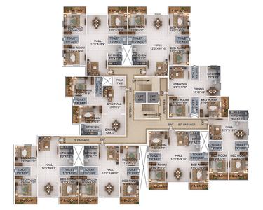 Image of 1162 Sq.ft 2 BHK Apartment / Flat for sale in Dhaiya, Dhanbad for Rs. 3000000