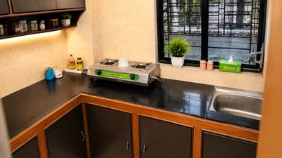 Kitchen Image of 900 Sq.ft 2 BHK Apartment / Flat for sale in GM Meena Residency, Teghoria Kolkata for Rs. 4400000