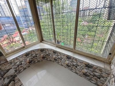 Balcony Image of 540 Sq.ft 1 BHK Apartment / Flat for rent in Vasant Vihar Complax, Thane West Thane for Rs. 30000