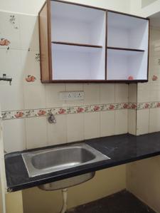 Kitchen Image of 600 Sq.ft 1 BHK Independent House for rent in Ganganagar Bengaluru for Rs. 12000