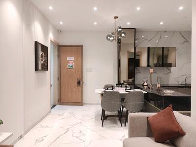 Living Room Image of 742 Sq.ft 2 BHK Apartment / Flat for sale in Ruparel Skygreens I, Kandivali West Mumbai for Rs. 14800000