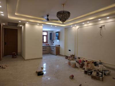 Living Room Image of 1800 Sq.ft 3 BHK Builder Floor for rent in Freedom Fighters Enclave New Delhi for Rs. 51000