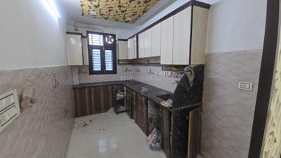 Kitchen Image of 1345 Sq.ft 4 BHK Builder Floor for rent in Bharat Vihar New Delhi for Rs. 27500