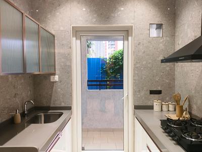 Kitchen Image of 926 Sq.ft 2 BHK Apartment / Flat for sale in Arihant Avanti Phase II, Shilgaon Thane for Rs. 6800000