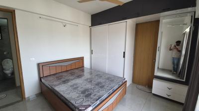 Bedroom Image of 2000 Sq.ft 3 BHK Apartment / Flat for rent in Gardania Skyrise, Zundal Ahmedabad for Rs. 38000