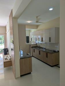 Kitchen Image of 1500 Sq.ft 3 BHK Apartment / Flat for rent in L And T Olivia At Raintree Boulevard, Sahakara Nagar Bengaluru for Rs. 63000