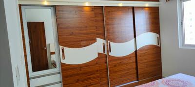 Bedroom Image of 501 Sq.ft 1 RK Apartment / Flat for rent in L And T Raintree Boulevard, Sahakara Nagar Bengaluru for Rs. 50000