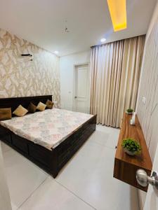 Bedroom Image of 1050 Sq.ft 2 BHK Apartment / Flat for rent in Galaxy Palm Heights, Kharar Mohali for Rs. 19000