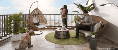 Image of 1227 Sq.ft 2 BHK Apartment / Flat for sale in Kharadi Annex, Pune for Rs. 10600000