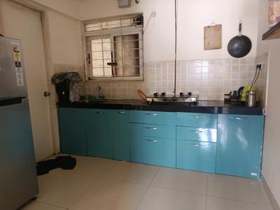 Kitchen Image of 850 Sq.ft 2 BHK Apartment / Flat for rent in Amanora Trendy Homes, Hadapsar Pune for Rs. 32000