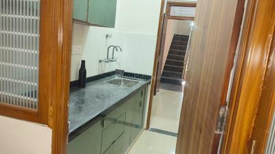 Kitchen Image of 490 Sq.ft 1 RK Studio for rent in Urban Suites, Jagatpura Jaipur for Rs. 15000