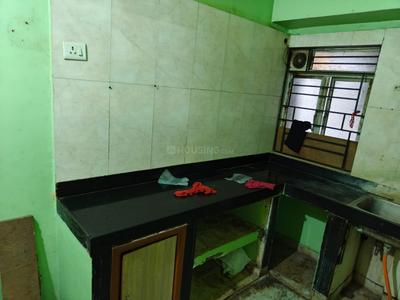 Kitchen Image of 1300 Sq.ft 3 BHK Apartment / Flat for rent in RDB Regent Court, Baguiati Kolkata for Rs. 21000