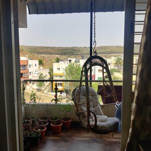 Balcony Image of 985 Sq.ft 2 BHK Apartment / Flat for sale in Shashitara Hills, Hingne Khurd Pune for Rs. 7600000