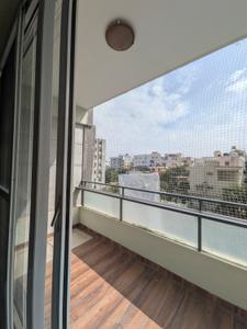Balcony Image of 1394 Sq.ft 3 BHK Apartment / Flat for rent in Essem Poetree, KPC Layout Bengaluru for Rs. 52000