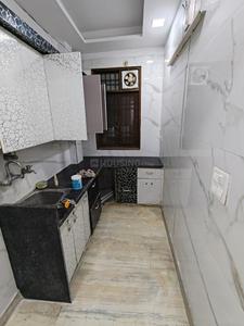 Kitchen Image of 400 Sq.ft 1 BHK Builder Floor for rent in Sector 25 Rohini New Delhi for Rs. 12500