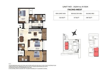 Image of 2601 Sq.ft 4 BHK Apartment / Flat for sale in TVS Emerald Luxor, Anna Nagar, Chennai for Rs. 44400000
