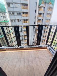 Balcony Image of 600 Sq.ft 1 BHK Apartment / Flat for rent in Mahindra Nestalgia, Pimpri Pune for Rs. 28000