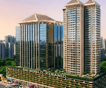 Image of 1971 Sq.ft 3 BHK Apartment / Flat for sale in Paradise Sai World Pyramid, MIDC Industrial Area, Navi Mumbai for Rs. 27898000