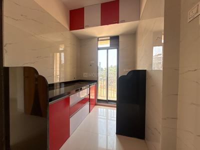 Kitchen Image of 650 Sq.ft 1 BHK Apartment / Flat for sale in Shree Laxmi Tower, Virar East Virar for Rs. 4500000