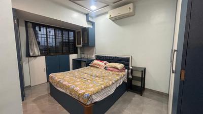 Bedroom Image of 1200 Sq.ft 2 BHK Apartment / Flat for rent in Neelkanth Residency, Seawoods Navi Mumbai for Rs. 75000