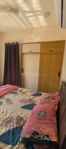 Bedroom Image of 650 Sq.ft 2 BHK Apartment / Flat for rent in Atulyam Aangan 2, Madhapar Rajkot for Rs. 15000