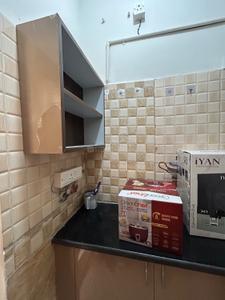 Kitchen Image of 550 Sq.ft 1 BHK Builder Floor for rent in Mahadevapura Bengaluru for Rs. 24000