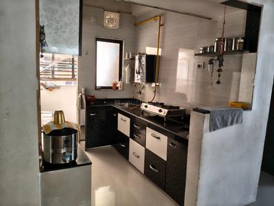Kitchen Image of 1200 Sq.ft 2 BHK Apartment / Flat for sale in Shukan Gold, Gota Ahmedabad for Rs. 5500000