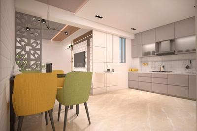 Kitchen Image of 1755 Sq.ft 3 BHK Apartment / Flat for sale in Satyaa II, Tragad Ahmedabad for Rs. 7600000