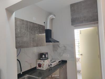 Kitchen Image of 650 Sq.ft 1 BHK Apartment / Flat for rent in Brookefield Bengaluru for Rs. 33000